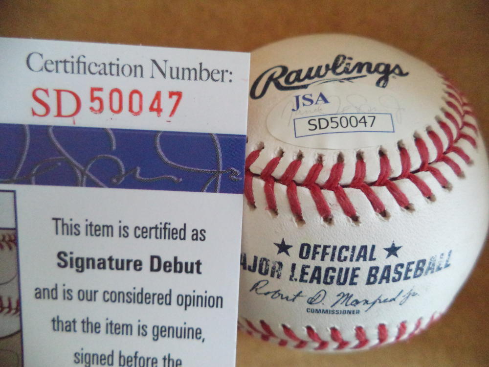 ALEX REYES CARDINALS SIGNED SIGNATURE DEBUT 2016 FUTURE GAMES BASEBALL SD50047