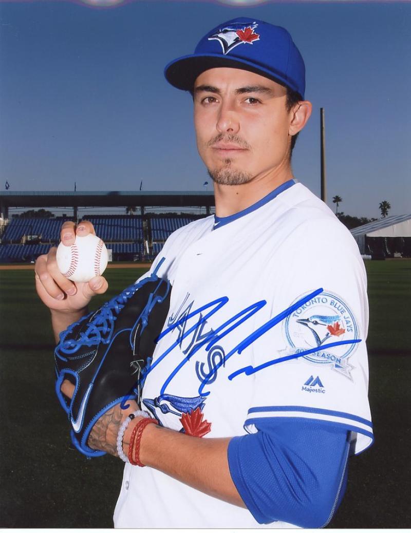 CONNER GREENE TORONTO BLUE JAYS POSED SIGNED 8X10 PHOTO W/COA 