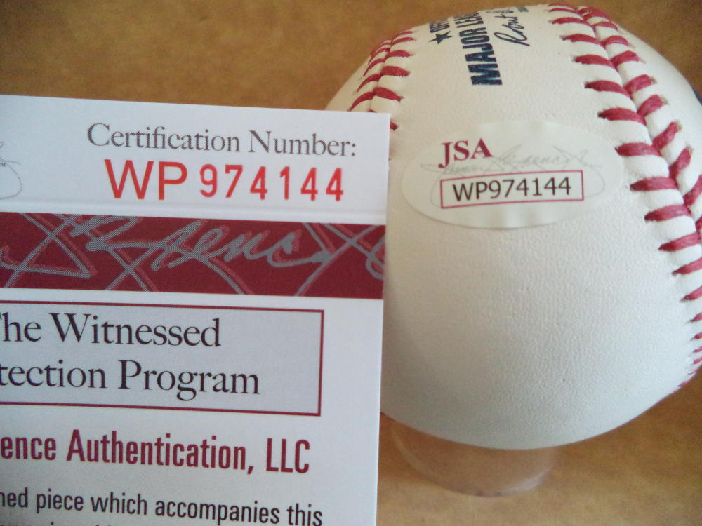 JAKE LAMB ARIZONA DIAMONDBACKS SIGNED AUTOGRAPHED M.L. BASEBALL JSA WP974144