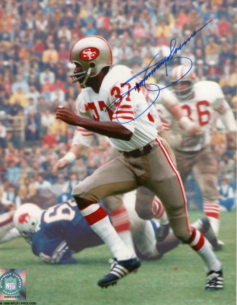 JIMMIE JOHNSON SAN FRANCISCO 49ERS   AUTOGRAPHED SIGNED 8X10 PHOTO W/COA