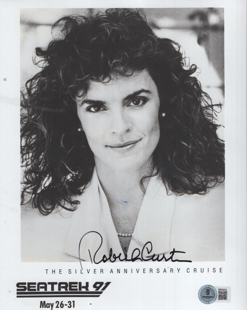 ROBIN CURTIS STAR TREK SIGNED AUTOGRAPHED  8X10 PHOTO BECKETT AUTH