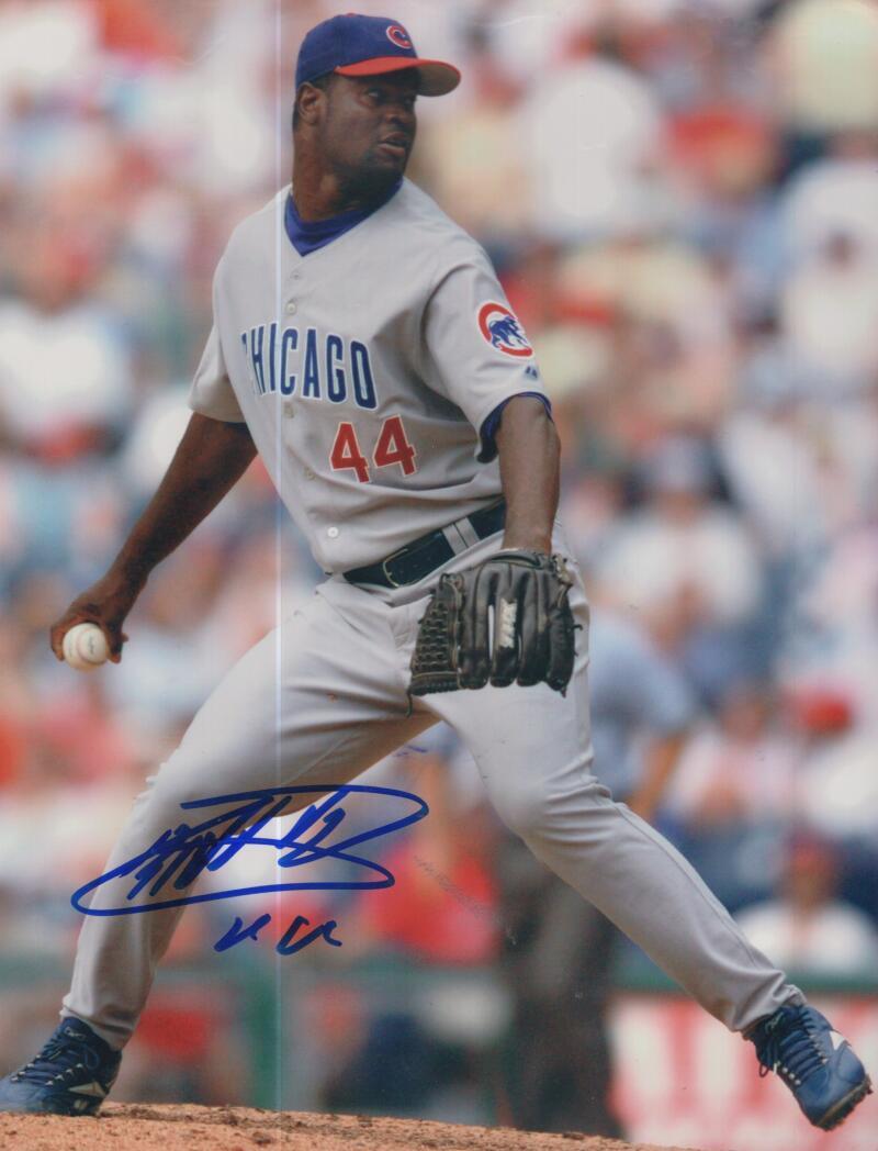 ROBERTO NOVOA CUBS SIGNED AUTOGRAPHED 8X10 PHOTO W/ COA
