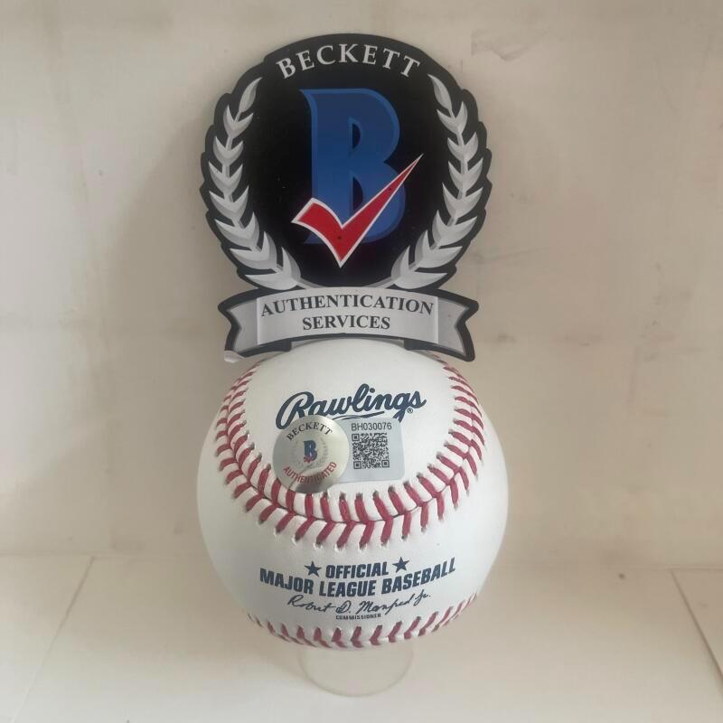 BOBBY THIGPEN 1993 NL CHAMPS SIGNED AUTOGRAPHED M.L. BASEBALL BAS AUTHENTICATED