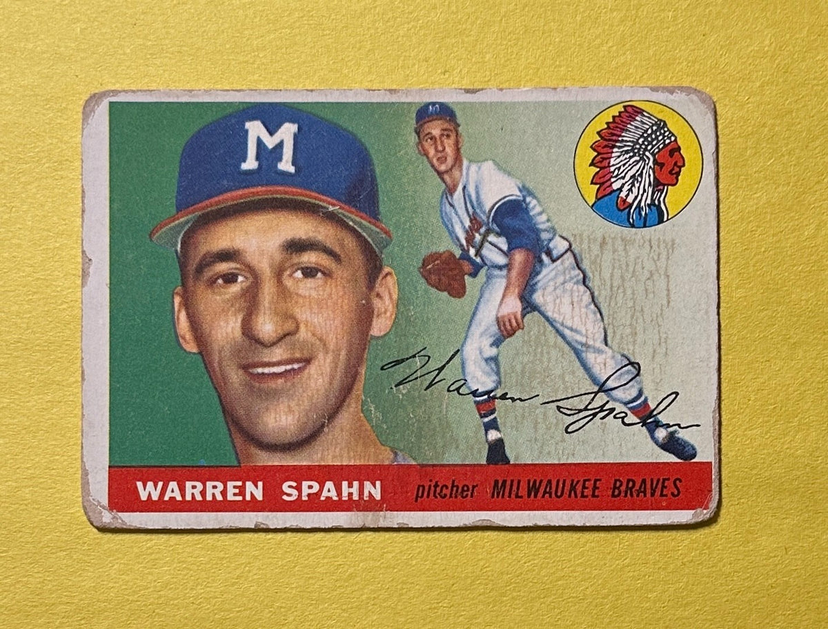 1955 TOPPS WARREN SPAHN #31 BRAVES HOF