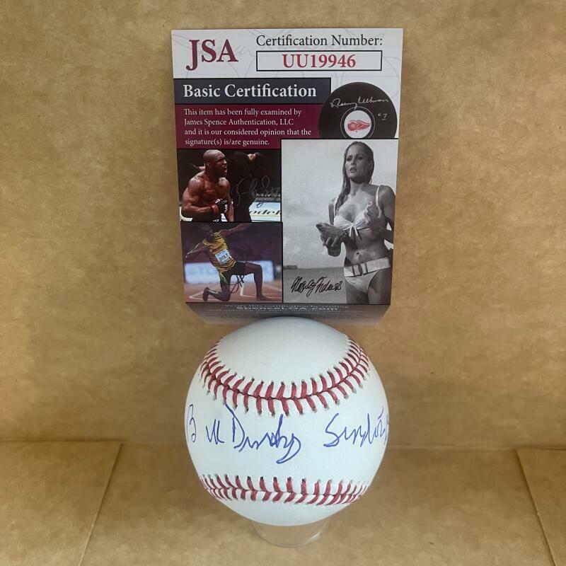BILL DENEHY SENATORS 68 SIGNED AUTOGRAPHED M.L. BASEBALL JSA UU19946
