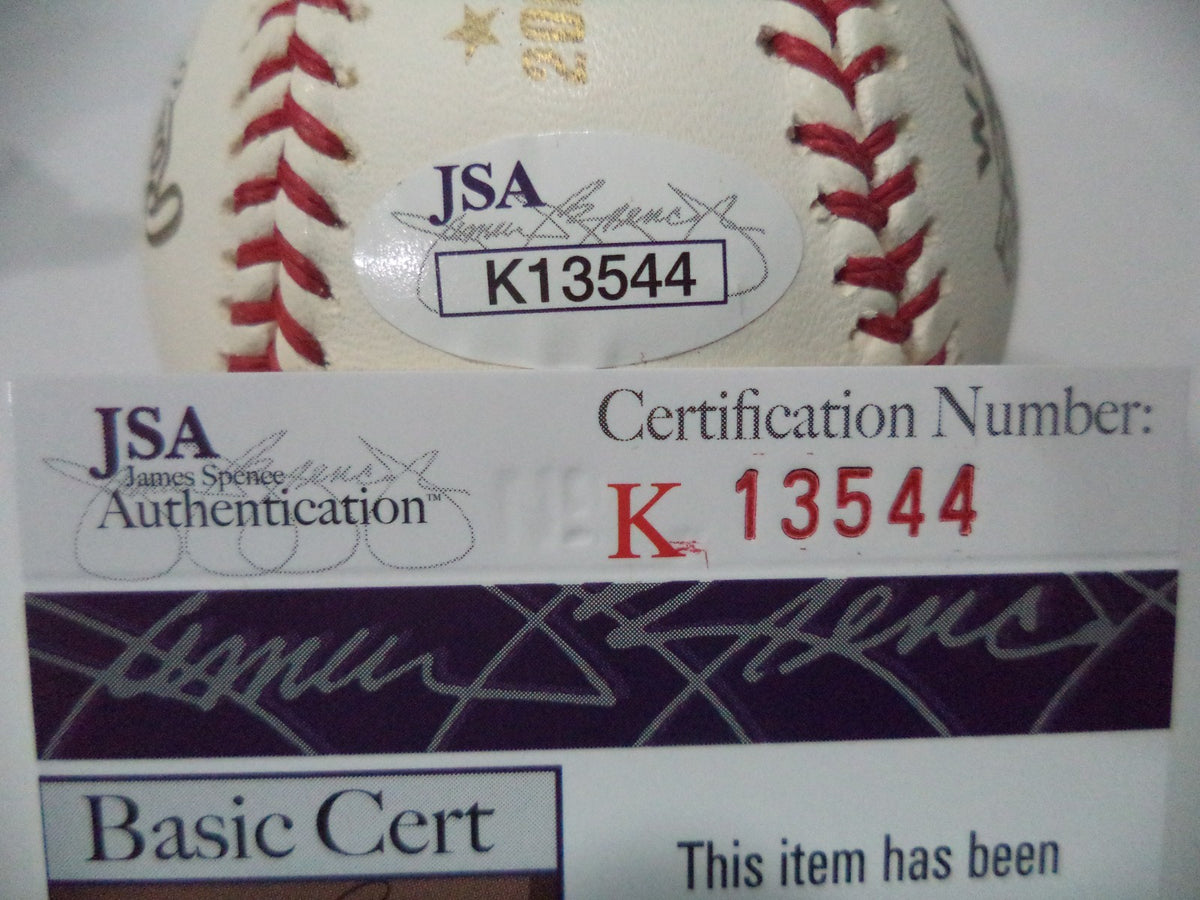 TONY LARUSSA CARDINALS SIGNED AUTO 2006 WORLD SERIES BASEBALL JSA COA #K13544
