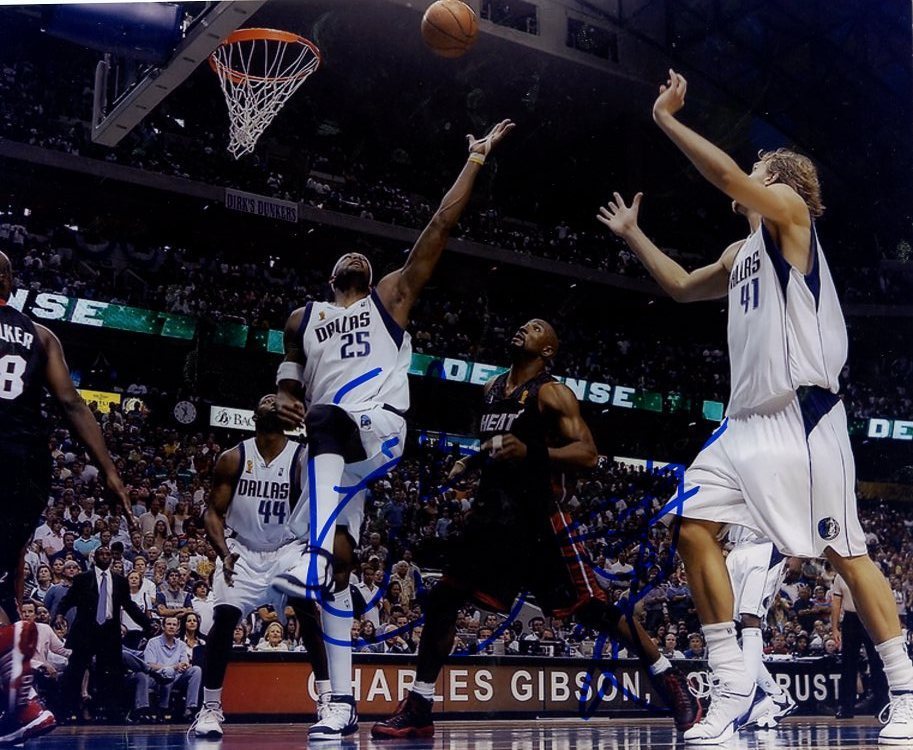 ERIK DAMPIER DALLAS MAVERICKS SIGNED AUTOGRAPHED 8X10 PHOTO W/COA