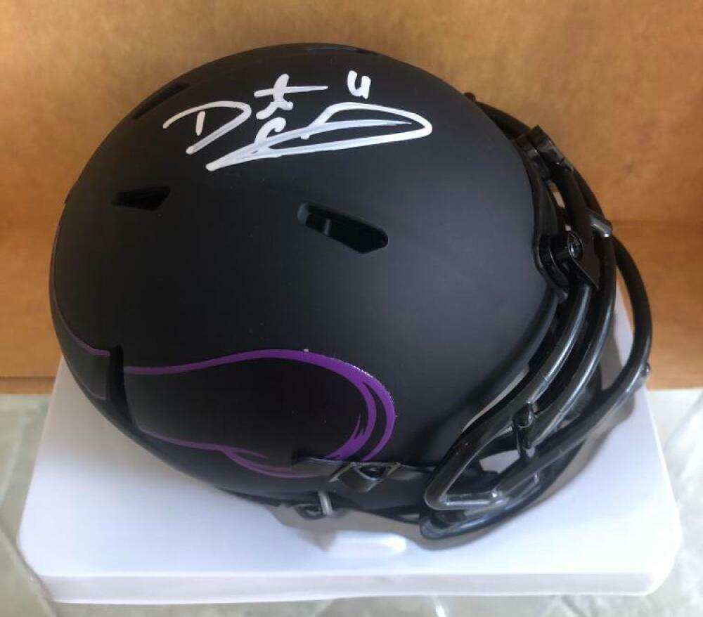 DAUNTE CULPEPPER MINNESOTA VIKINGS SIGNED RIDDELL ECLIPSE MINI HELMET JSA WPP955