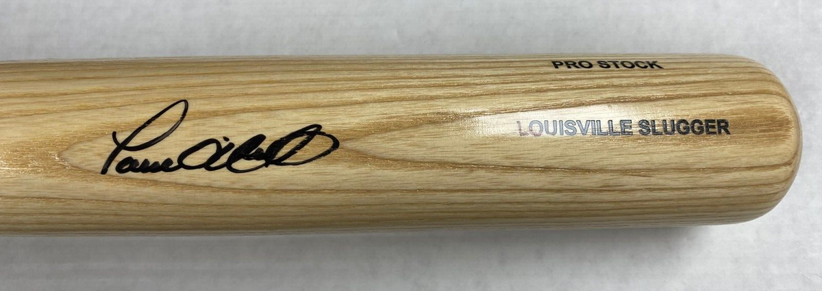 PAUL O'NEIL NEW YORK YANKEES SIGNED AUTOGRAPHED BLONDE LV SLUGGER PRO BAT JSA