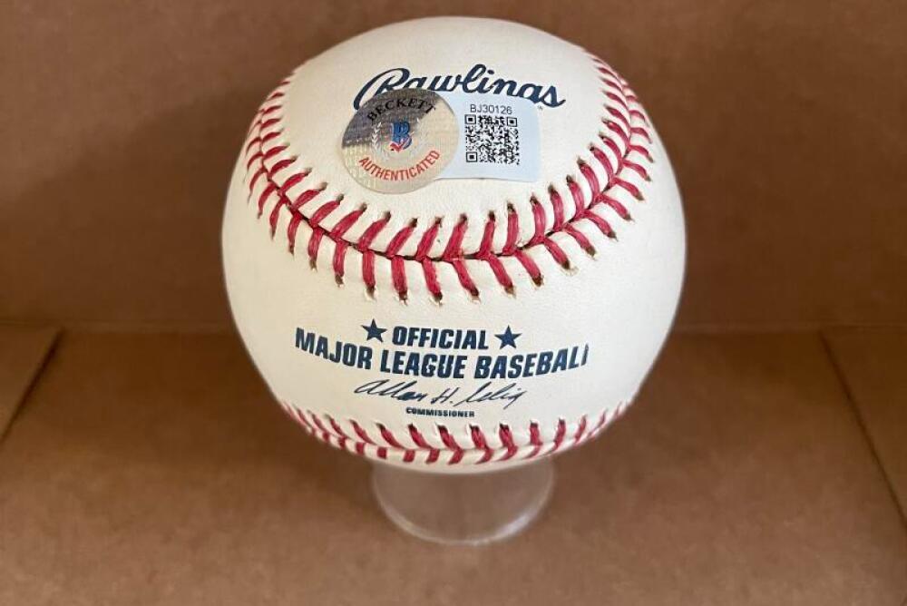 ELROY FACE PIRATES SIGNED AUTOGRAPHED M.L. BASEBALL BECKETT AUTH