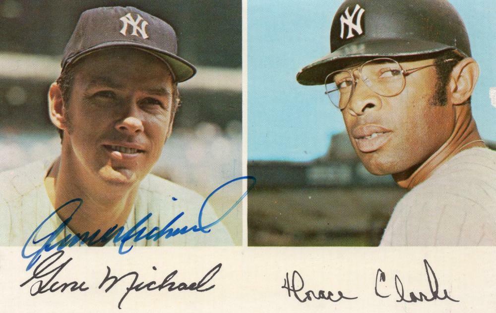 GENE MICHAEL NEW YORK YANKEES  SIGNED DEXTER PRESS W/ COA