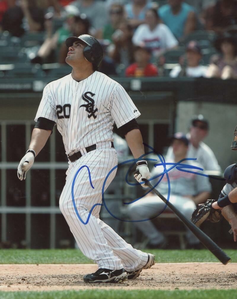 CARLOS QUENTIN CHICAGO WHITE SOX SIGNED AUTOGRAPHED 8X10 PHOTO W/ COA