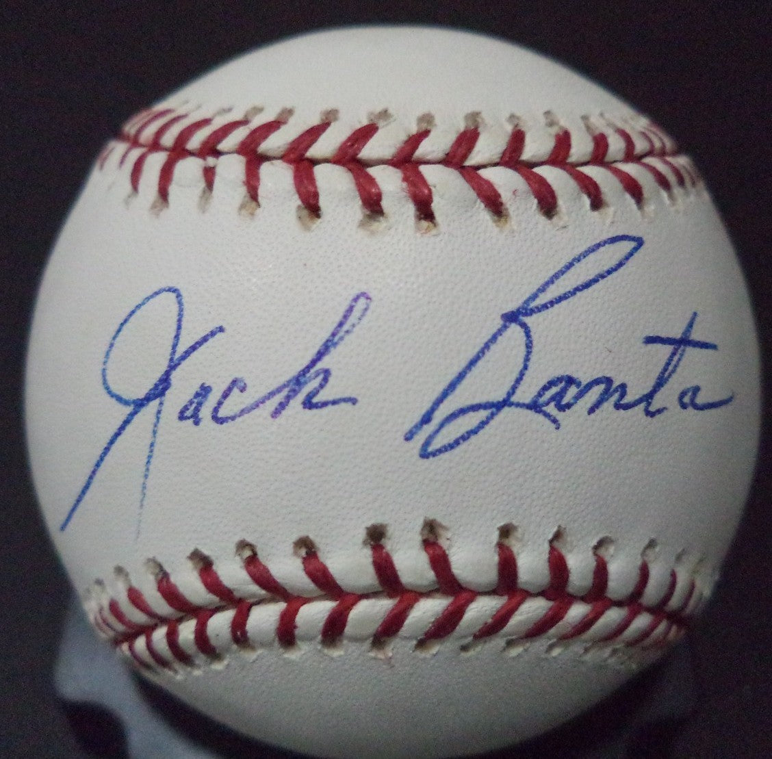 JACK BANTA BROOKLYN DODGERS DECEASED SIGNED AUTOGRAPHED ROMLB BASEBALL W/COA
