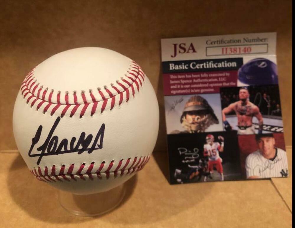 YOAN MONCADO CHICAGO WHITE SOX SIGNED AUTO M.L. BASEBALL JSA COA #1138140