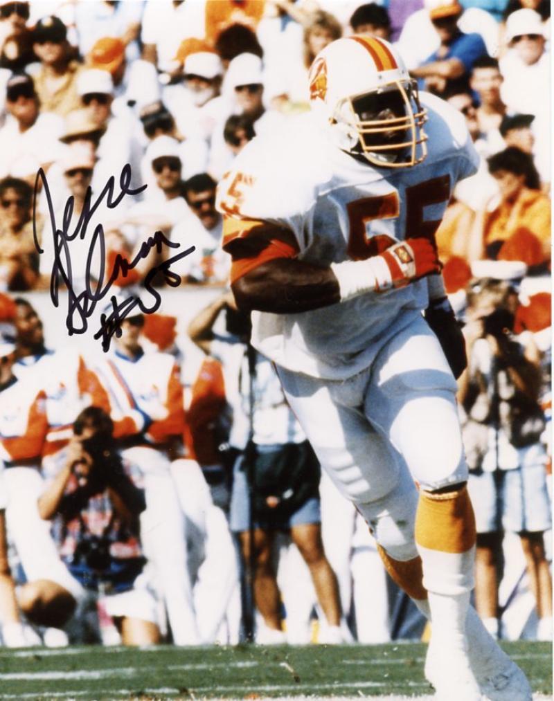 JESSE SOLOMON TAMPA BAY BUCS SIGNED AUTOGRAPHED 8X10 PHOTO W/COA