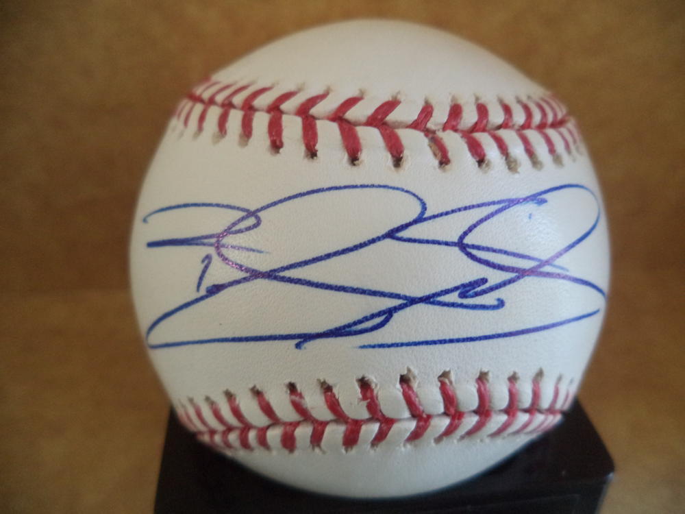 BRANDON SNYDER BRAVES/ORIOLES/RED SOX SIGNED AUTOGRAPHED M.L. BASEBALL W/COA