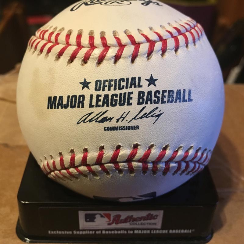 JOSE TABATA PIRATES/YANKEES M.L. SIGNED BASEBALL W/COA