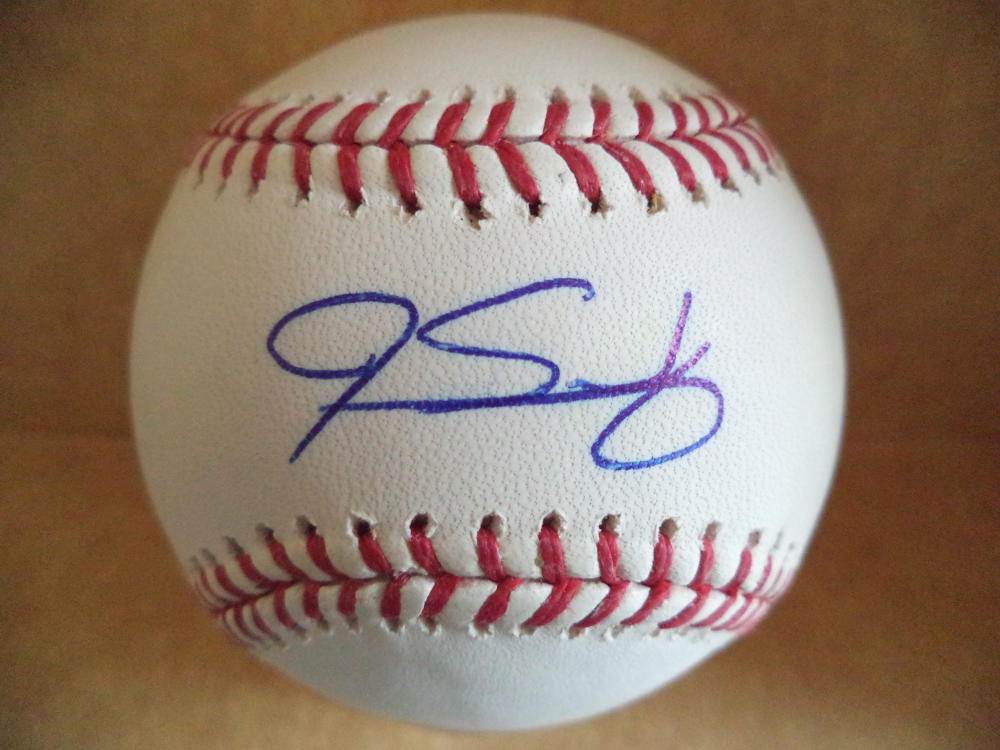 JB SHUCK MARLINS/WHITE SOX/INDIANS SIGNED AUTOGRAPHED M.L. BASEBALL W/COA