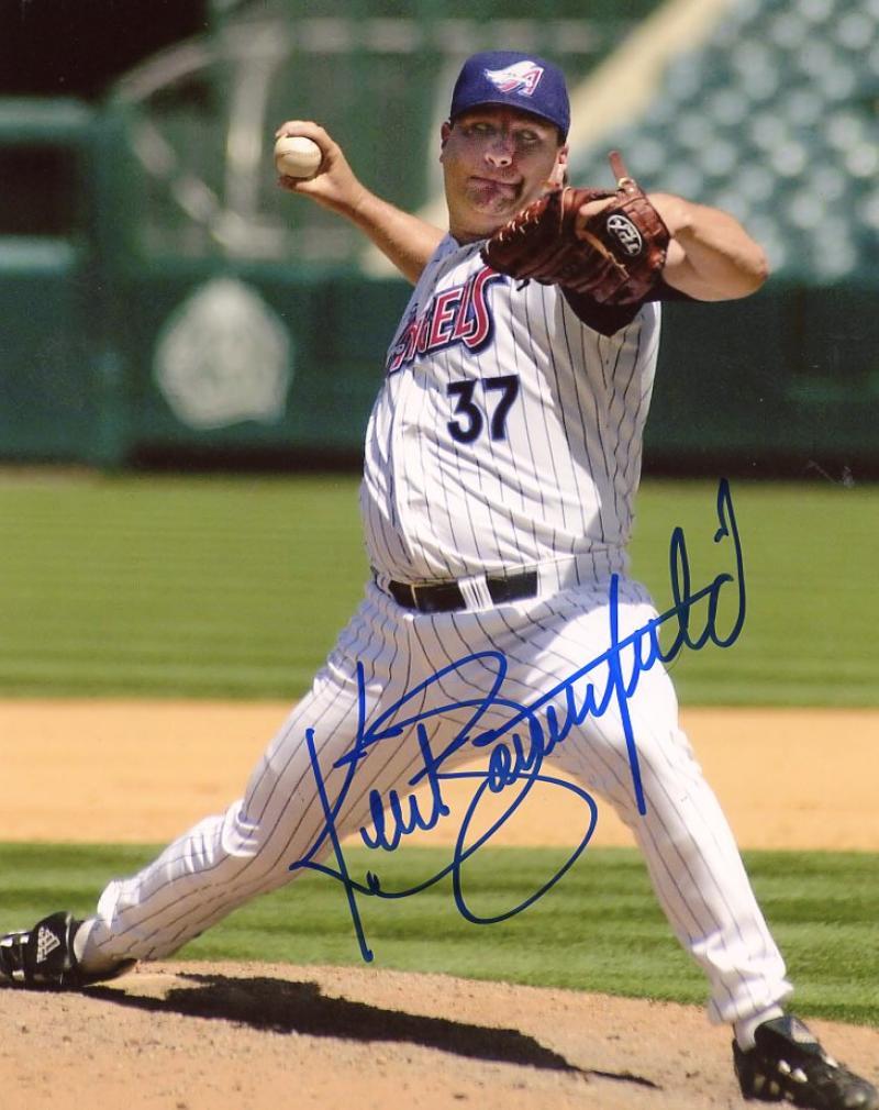 KENT BOTTENFIELD CALIFORNIA ANGELS SIGNED AUTOGRAPHED 8X10 PHOTO W/COA