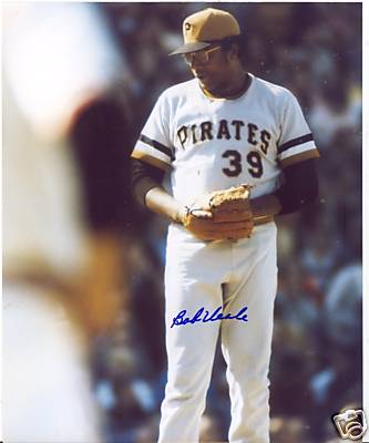 BOB VEALE PITTSBURGH PIRATES SIGNED 8X10 PHOTO W/COA