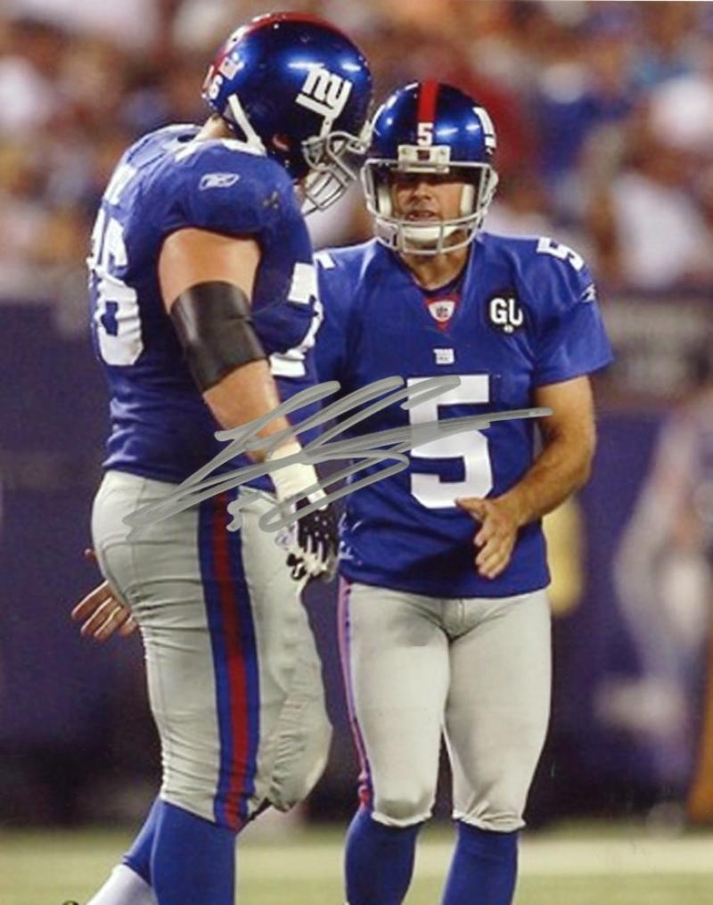 JOHN CARNEY NEW YORK GIANTS SIGNED AUTOGRAPHED 8X10 PHOTO W/COA 