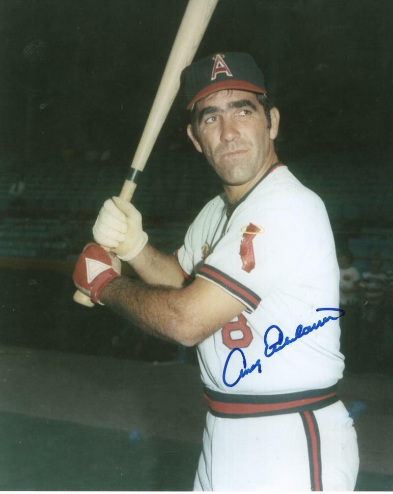 ANDY ETCHEBARREN  CALIFORNIA ANGELS   SIGNED AUTOGRAPHED 8X10 PHOTO W/ COA