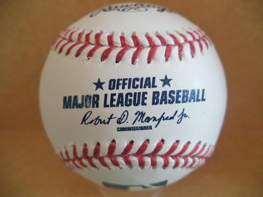 OSWALDO ABREU WASHINGTON NATIONALS SIGNED AUTOGRAPHED M.L. BASEBALL W/COA