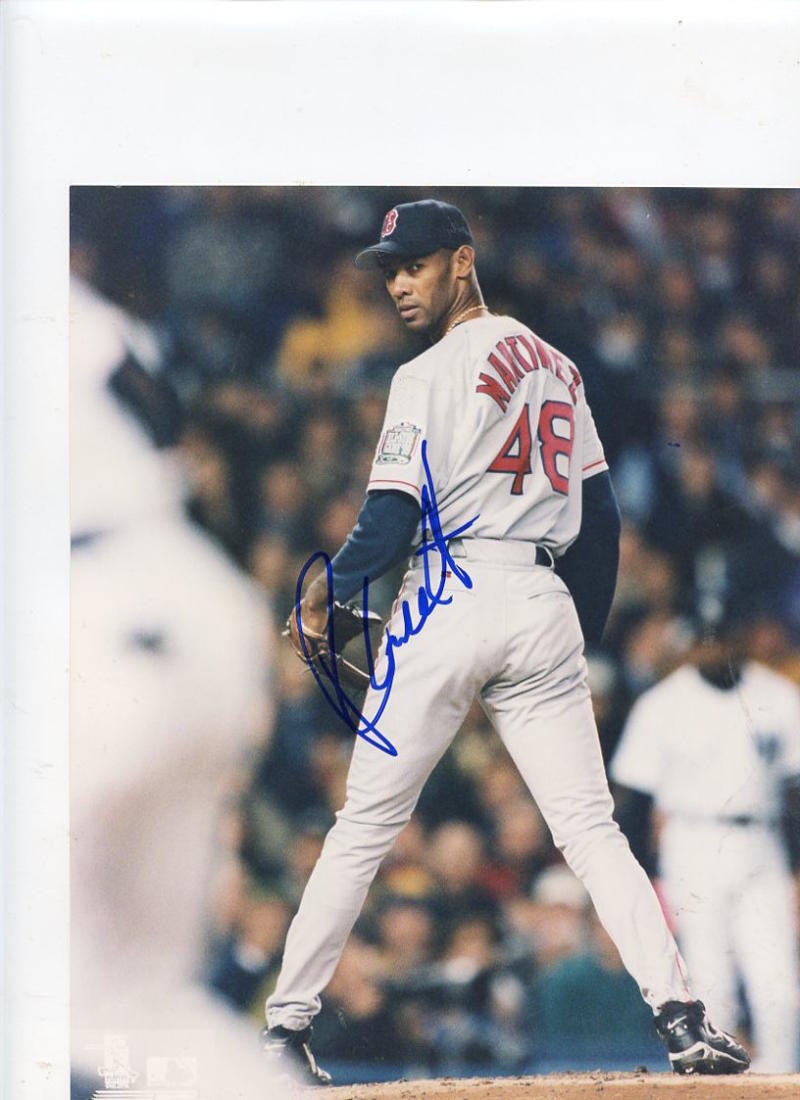 RAMON MARTINEZ BOSTON RED SOX  SIGNED  AUTOGRAPHED  8X10 PHOTO W/COA
