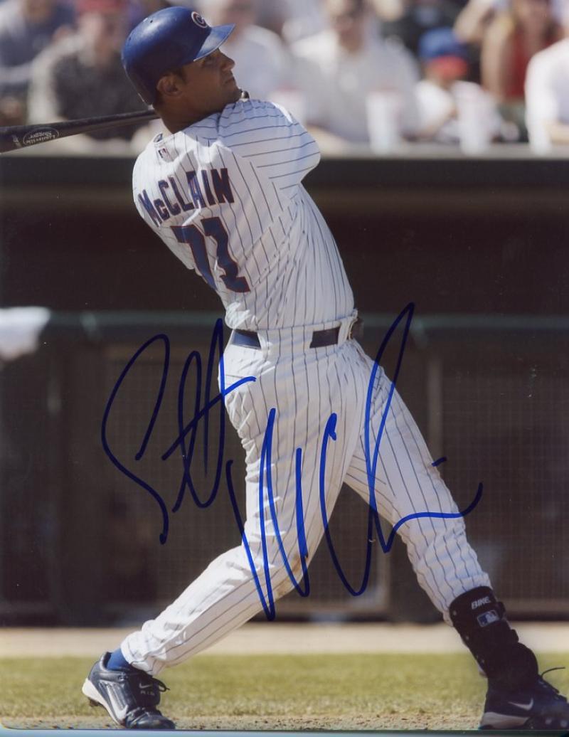 SCOTT MCLAIN CHICAGO CUBS SIGNED AUTOGRAPHED 8X10 W/ COA