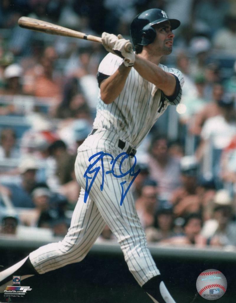 ROY SMALLEY NEW YORK YANKEES SIGNED AUTOGRAPHED 8X10 PHOTO W/COA