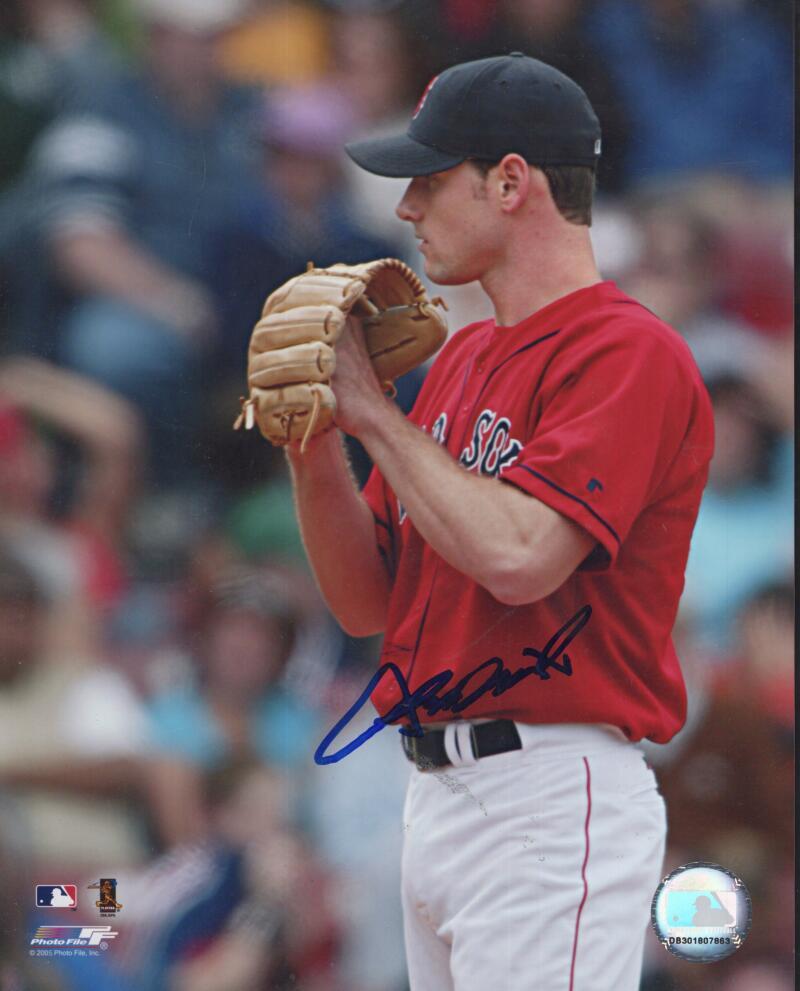 LENNY DINARDO RED SOX  SIGNED AUTOGRAPHED 8X10 PHOTO W/ COA 