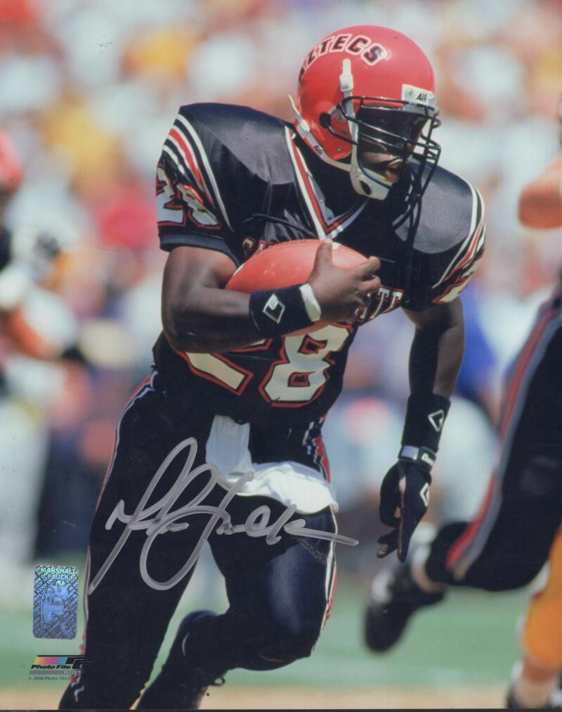 MARSHALL FAULK AZTECS SIGNED AUTOGRAPHED 8X10 PHOTO 