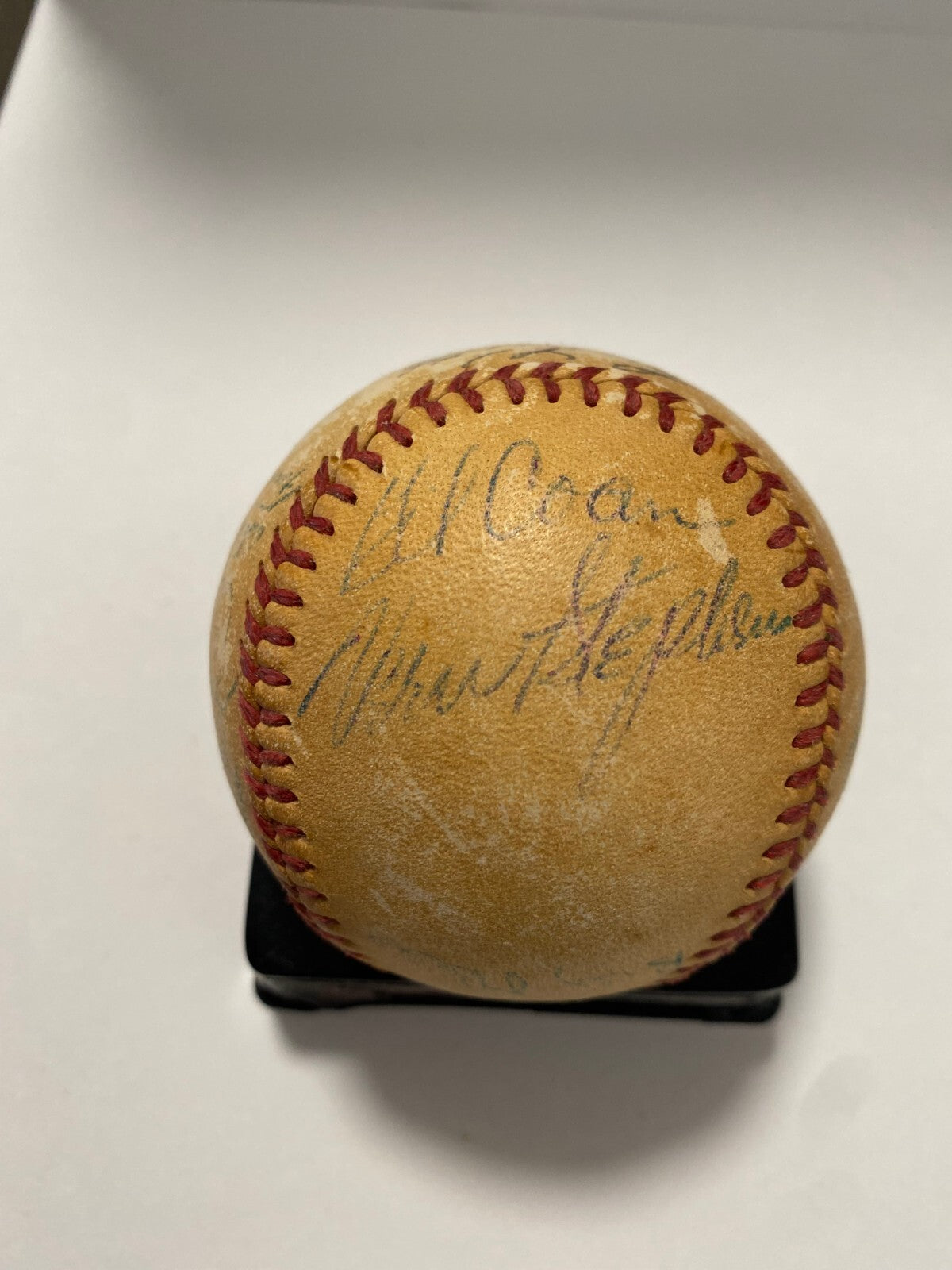 1954 BALTIMORE ORIOLES 1ST YEAR TEAM SIGNED AUTOGRAPHED BASEBALL BECKETT LOA