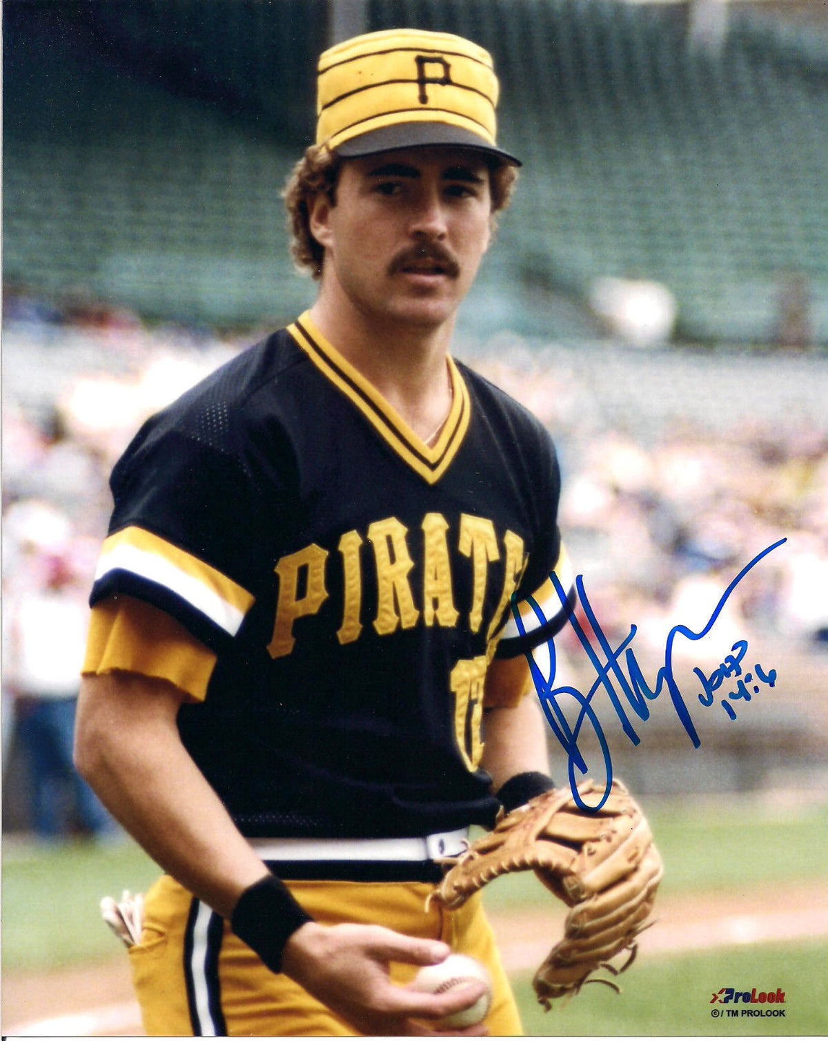 BRIAN HARPER PITTSBURGH PIRATES AUTOGRAPHED SIGNED 8X10 PHOTO W/COA
