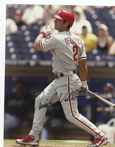 DAVID  DELLUCCI      PHILADELPHIA  PHILLIES SIGNED 8X10