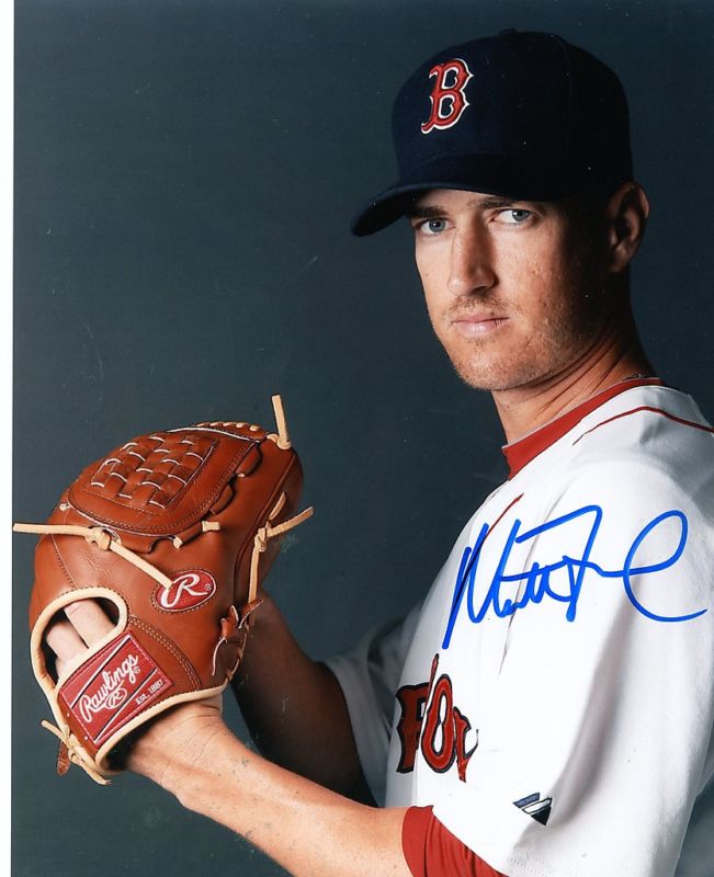 MATT FOX     BOSTON  RED  SOX  SIGNED 8X10