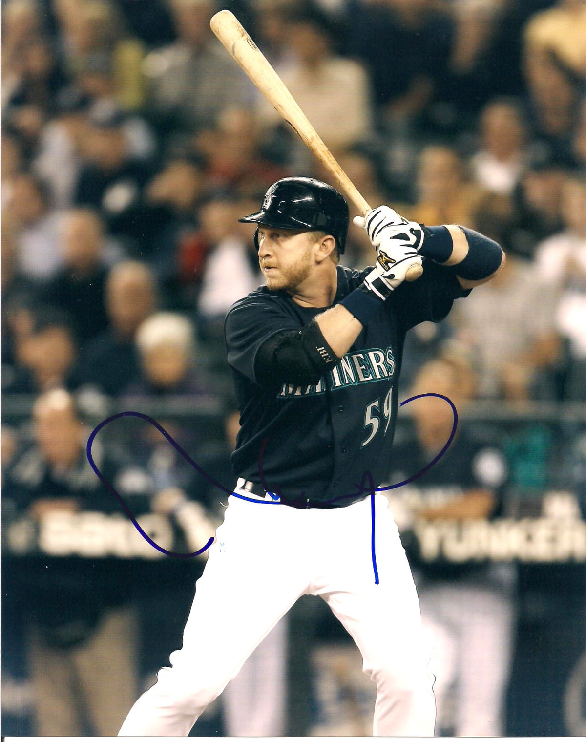 MICHAEL CARP SEATTLE MARINERS AUTOGRAPHED 8X10 PHOTO W/COA