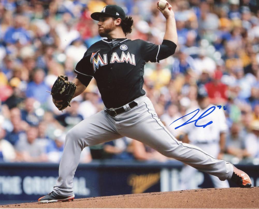 DILLON PETERS MIAMI MARLINS SIGNED AUTOGRAPHED 8X10 PHOTO W/COA