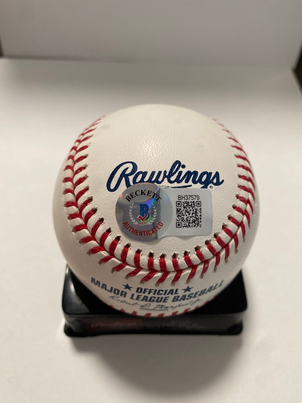 VIDAL BRUJAN MIAMI MARLINS SIGNED AUTOGRAPHED M.L. BASEBALL BECKETT ***