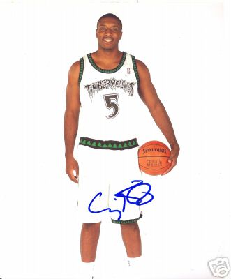 CRAIG SMITH MINNESOTA TIMBERWOLVES SIGNED 8X10 PHOTO