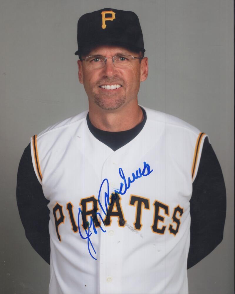 JEFF ANDREWS PIRATES SIGNED AUTOGRAPHED 8X10 PHOTO W/ COA
