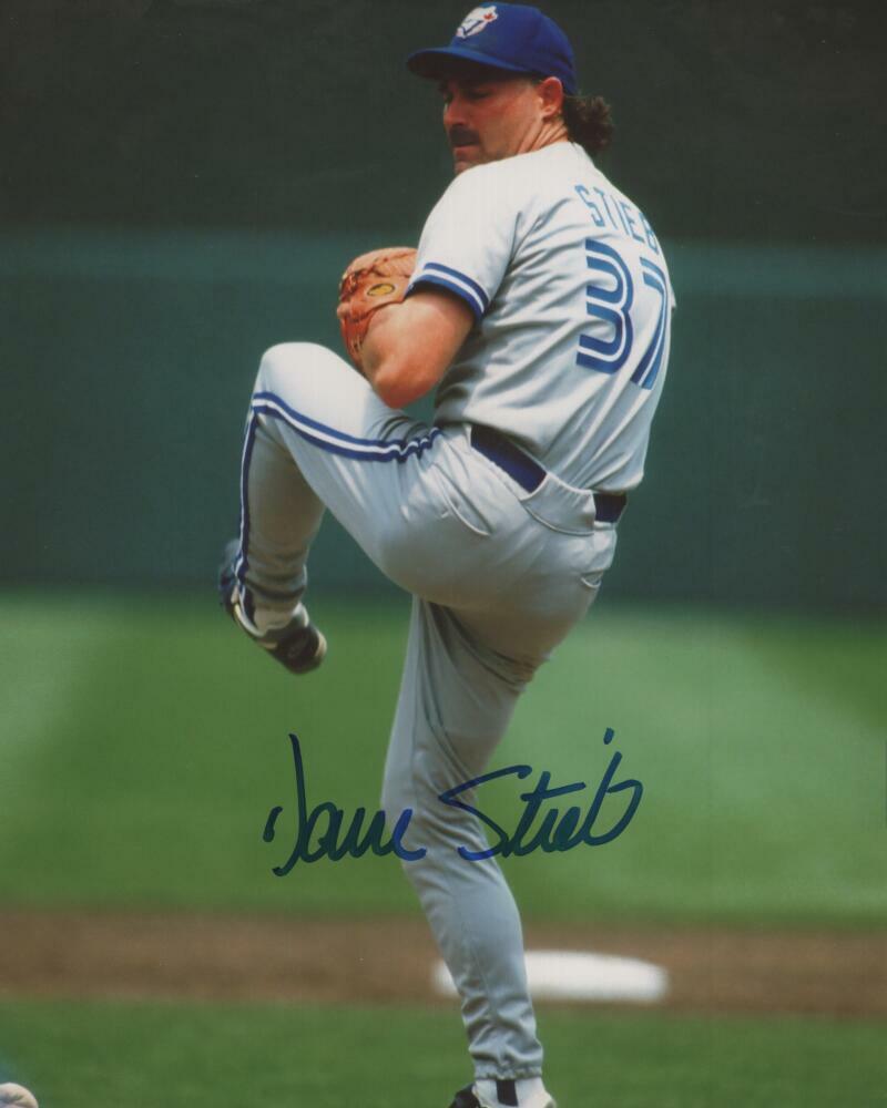 DAVE STIEB TORONTO BLUE JAYS SIGNED AUTOGRAPHED 8X10 PHOTO W/ COA