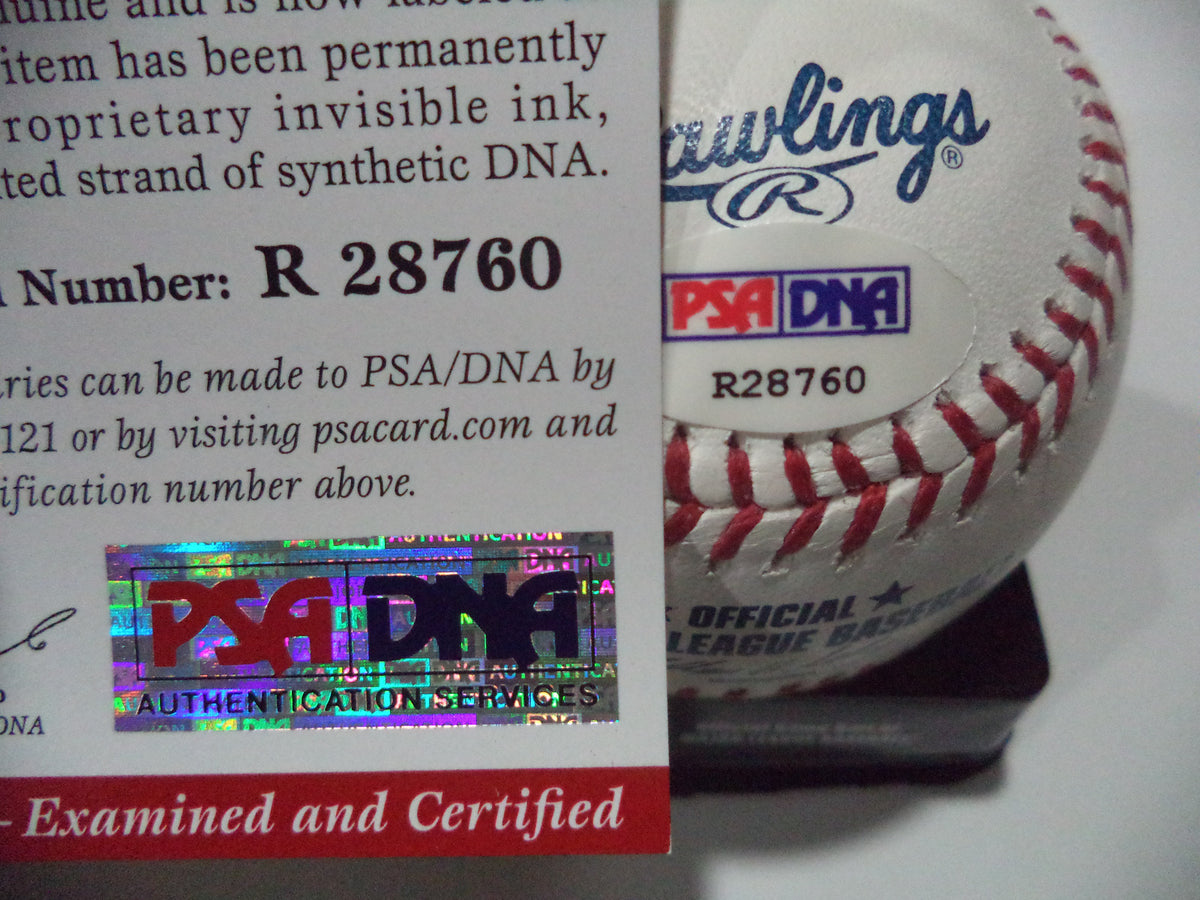EDDIE BUTLER ROCKIES "ROOKIE GRAPH" SIGNED ROMLB BASEBALL PSA/DNA COA #R28760