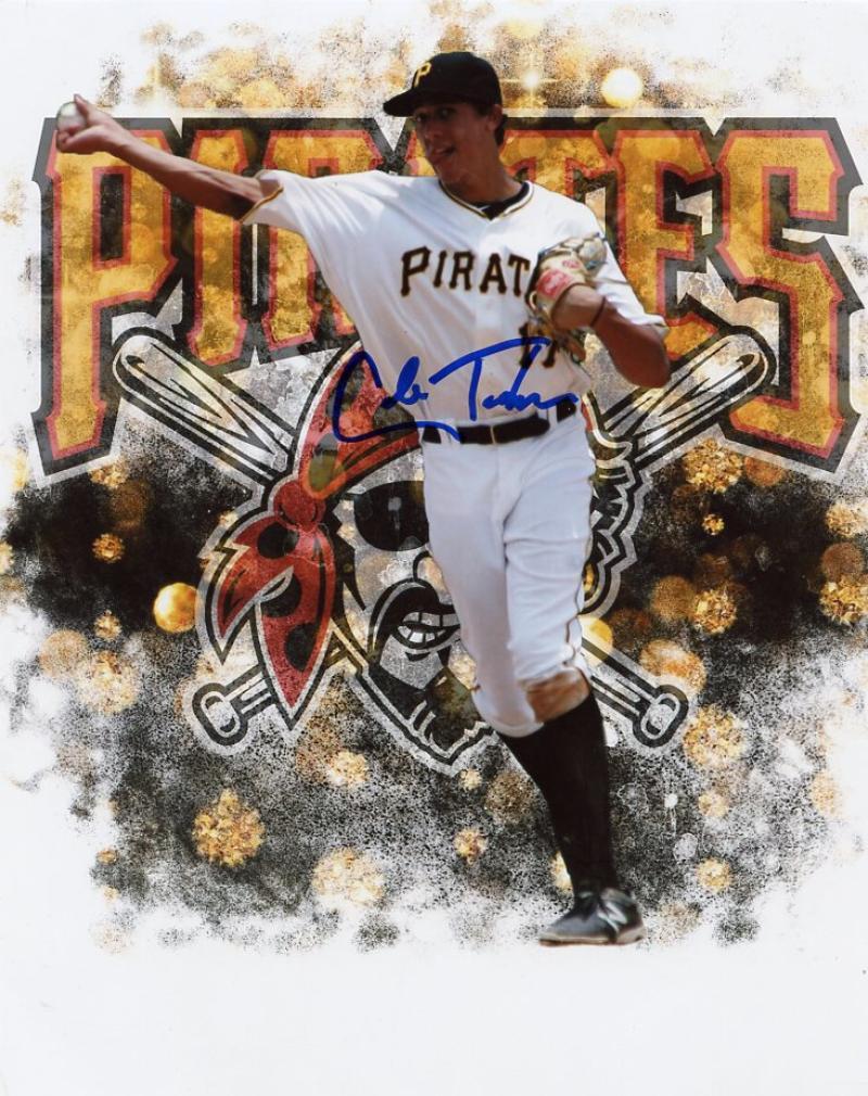 COLE TUCKER PITTSBURGH PIRATES EDIT SIGNED AUTOGRAPHED 8X10 PHOTO W/COA