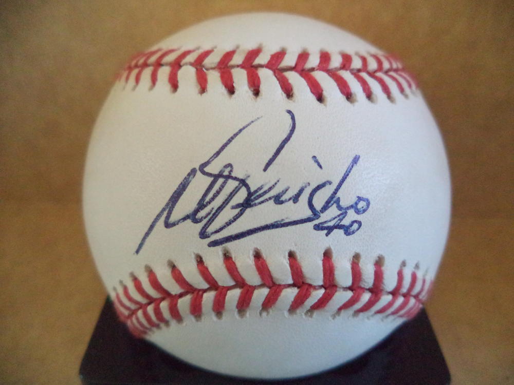 MATT PERISHO BOSTON RED SOX SIGNED AUTOGRAPHED A.L. BASEBALL W/COA