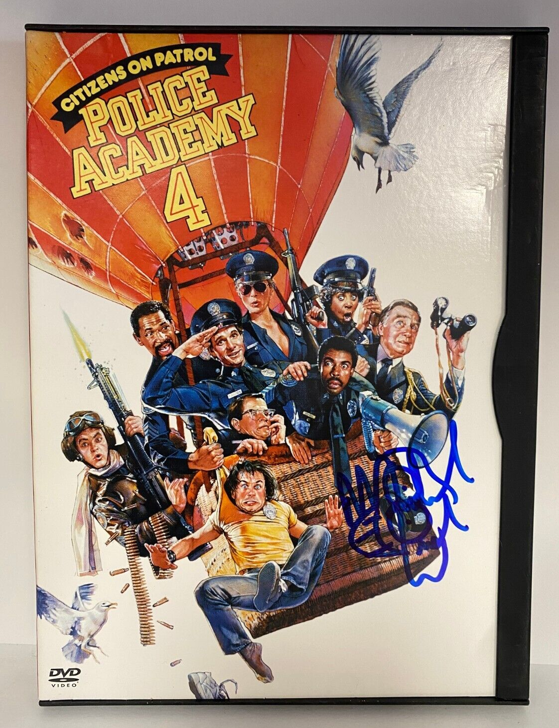 MICHAEL WINSLOW POLICE ACADEMY 4 SIGNED AUTOGRAPHED DVD COVER W/COA
