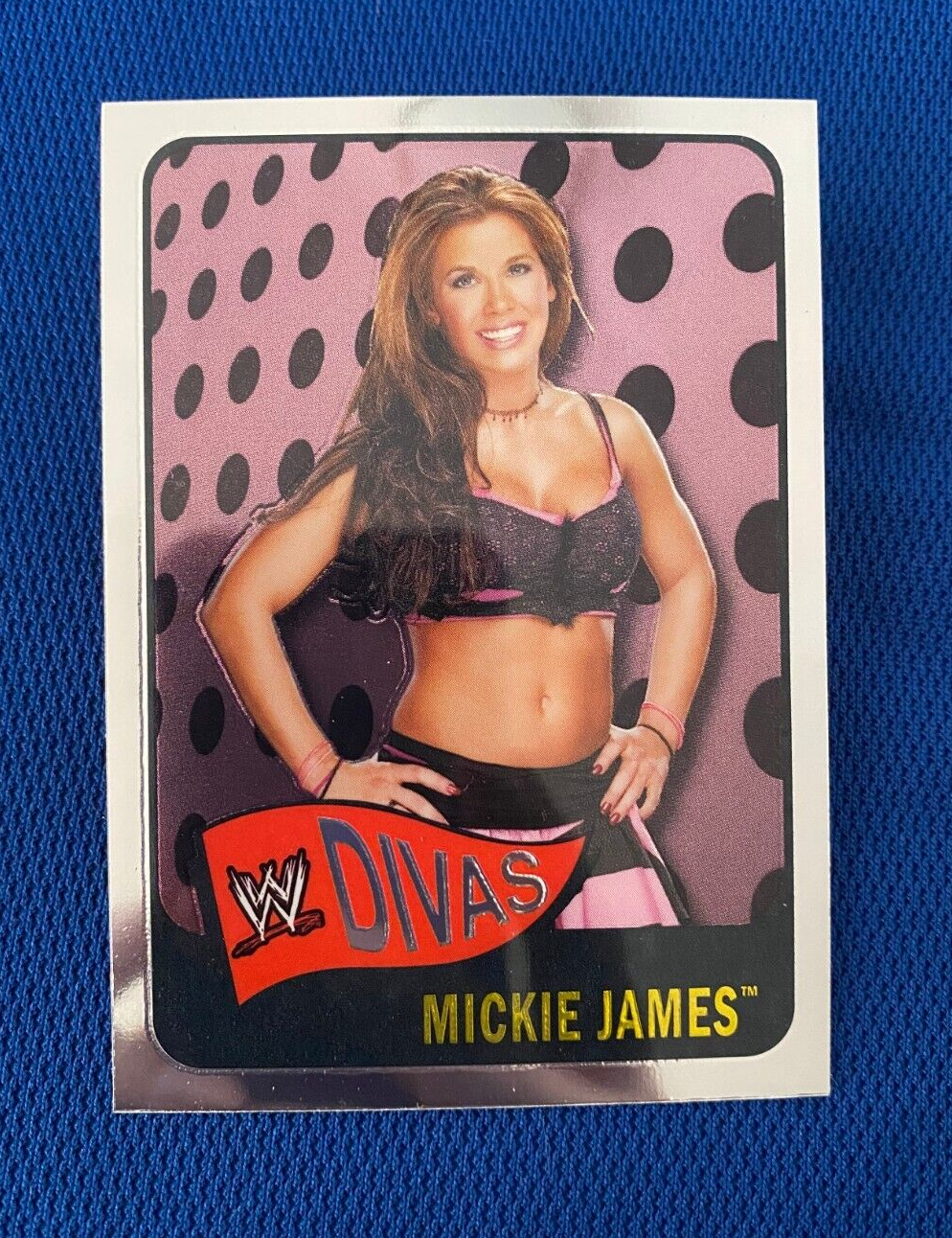 2006 TOPPS CHROME HERITAGE MICKIE JAMES WWE DIVA #58 CARD