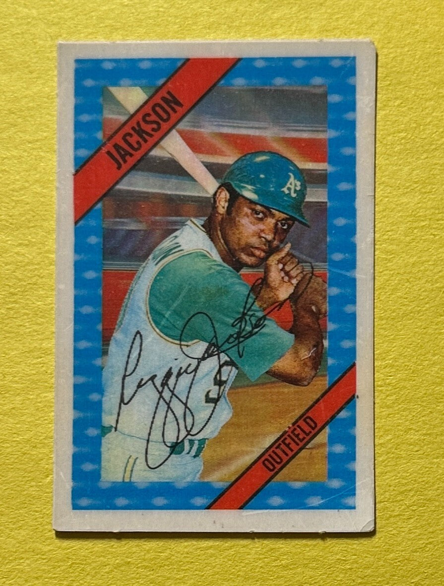 1972 KELLOGG'S 3-D SUPER STARS REGGIE JACKSON #20 ATHLETICS HOF