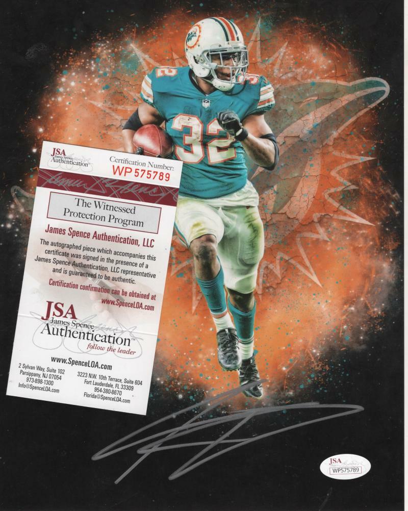 KENYAN DRAKE DOLPHINS/CARDINALS EDIT SIGNED AUTOGRAPHED 8X10 PHOTO JSA WP575789