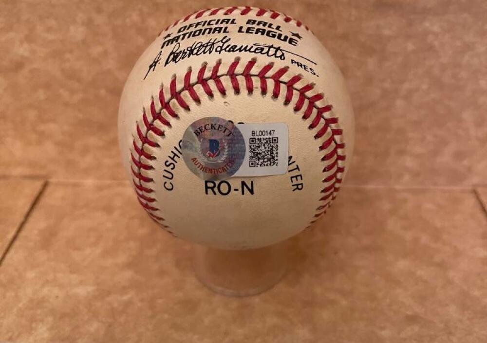 FELIX MANTILLA METS/ASTROS SIGNED AUTOGRAPHED N.L. BASEBALL BECKETT AUTH